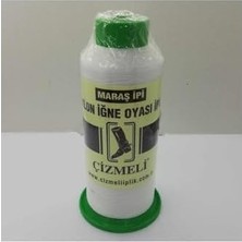 Mabelme Store Prime Çizmeli Maraş Ipi (Iğne Oyasi Ipi) Beyaz