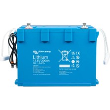 Victron Energy Victron Lifepo4 Ng 12,8V 200AH 2560WH IP65 Lynx Smart Bms Ng Uyumlu Lityum Akü