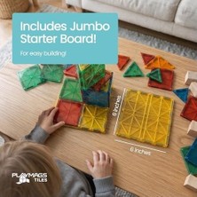 Mabelme Store Prime Playmags 100 Parça Manyetik Blok Set | 1-5 Yaş Bebek ve Çocuklar Için Stem Eğitim Seti | Okul Öncesi ve Ilkokul Çocuklarına Uygun Oyuncak