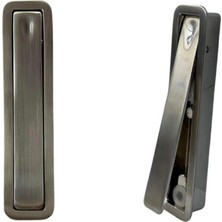 Mabelme Store Prime Zxx 566 Sürme Kapı Alından Çekilen Gömme Kulp 32 mm Inox Renk 10 x 2.5 cm