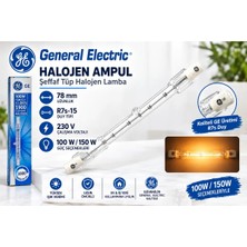 General Electric R7S Çubuk Halojen Ampul 100W 78MM