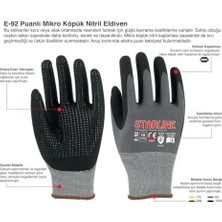 Mabelme Store Prime E-92 Puanlı Mikro Köpük Nitril Eldiven Montaj Eldiveni No.9/large - 1 Adet