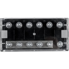 Victron Energy Victron Mega-Fuse 6'lı Sigorta Tutucu Baralı 250A 70V Dc Kapaklı Sigorta Dağıtım Bloğu