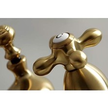 Mabelme Store Prime KS3607AX Restorasyon 10,16 cm Ortaya Monte Lavabo Musluğu, Pirinç