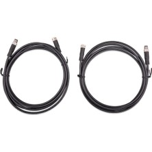 Victron Energy Victron M8 Erkek/dişi 3 Pin Bms Uzatma Kablosu 2 M 2'li Paket Lityum Akü Için
