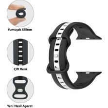 Str Store Kordon Dual Renkli Kopma Karşıtı Kordon Spor Rahatsız Etmeyen Watch Ultra 2/1 9 8 Se 7 6 5 4 3 2 1 ile Uyumlu Kordon