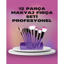 Str Store 12 Parça Yumuşak Kıllı Makyaj Fırçası Seti Yüz ve Göz Makyajına Uygun Profesyonel Kullanım