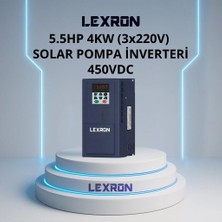 Lexron 5.5hp 4kw (3X220V) Solar Pompa Inverteri