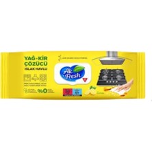 Mabelme Store Yağ ve Kir Çözücü Islak Mendil Limon 85'li