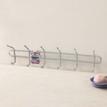 Mabelme Store 6 Kollu Krom Duvar Askısı