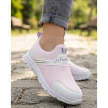Enes Ayakkabıcılık Çocuk Bağcıksız Esnek Yüksek Taban Günlük Spor Ayakkabı Sneaker
