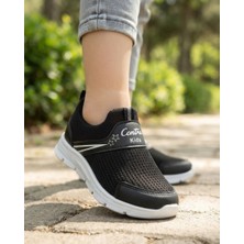 Enes Ayakkabıcılık Çocuk Bağcıksız Esnek Yüksek Taban Günlük Spor Ayakkabı Sneaker