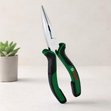 Mabelme Store Kargaburun Pense 180 mm Uzun Uçlu Ergonomik Saplı