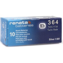 Aydogan's Renata 364 SR621SW 1. 55V Alkalin Saat Pili 10 Adet
