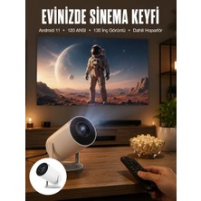 Aydogan's USB ve Kablosuz Bağlantı Özellikli 5000 Saat Ampul Ömürlü Projeksiyon Yeni Nesil
