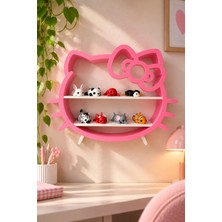 Neo Gift Hello Kitty Dekoratif Pembe Duvar Rafı | Çocuk Odası Dekorasyonu