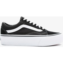 Vans Old Skool Platform Siyah Kadın Sneaker.-