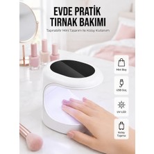 Aydogan's Kalıcı Oje Kurutucu Mini Uv Işınlı Taşınabilir Hızlı ve Pratik Oje Kurutucu