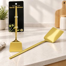 Aydogan's Altın Renk Metal Servis Spatula