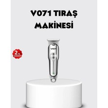 Aydogan's Şarjlı Gümüş Tıraş Makinesi – 3 Farklı Başlıklı, 120 Dakika Çalışma Süreli, Cilt Do