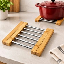 Aydogan's Ayarlanabilir Metal Nihale Bambu Ayaklı 21-34 cm