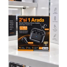 Aydogan's 2’si 1 Arada Kablosuz Bluetooth Kulaklık 4 Kulaklıklı Klipsli ve Kulak Içi Tasarım Hi Fi Ses
