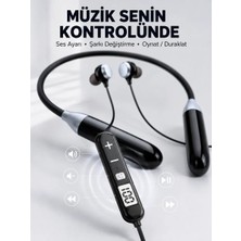 Aydogan's Kablosuz Bluetooth Boyun Kulaklığı Mikrofonlu Müzik Dinleme Çağrı Cevaplama Ses Kontrollü Ku
