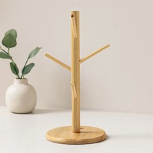 Aydogan's Bambu Ahşap Bardak ve Fincan Askısı 35X60 cm