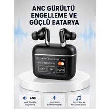 Aydogan's Anc Teknolojili Kablosuz Bluetooth Kulaklık – Dokunmatik, Dijital Göstergeli, Yüksek Ses Kalite