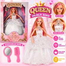 Mabelme Store QUE-107 Kutu.gen.gelinlik.aksesuar.queen Bebek Oyuncak Bebek (Adet Fiyatıdır)