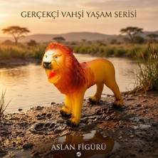 Aksiyon Global Yumuşak Soft Sesli Vahşi Hayvanlar Dünyası 27 cm - Aslan (Lisinya)