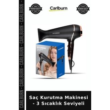 Carlburn Saç Kurutma Makinesi - 3 Sıcaklık Seviyeli Günün Hediyesi Bakım Ürünü