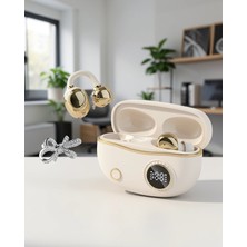 Mabelme Store Kulaklık Klipleriyle Bluetooth Kulaklık