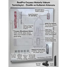 Aksiyon Global Realpro RP-6697BPLUS Fırçasız Motorlu Şarjlı El Süpürgesi  - Lisinya