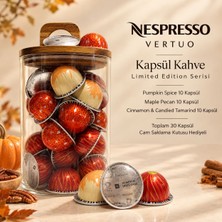 Nespresso Vertuo Limited Edition Kapsül Kahve Serisi 30LU Cam Saklama Kutusu Hediyeli