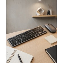 Mabelme Store Kablosuz Bluetooth Klavye ve Mouse Seti