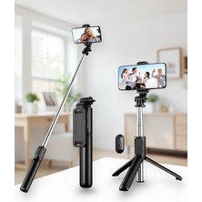 Mabelme Store Selfie Çubuğu 360 Dönen Kilitli Telefon Tutucu