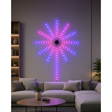 Mabelme Store Rgb LED Duvar Lambası Telefon Kontrollü