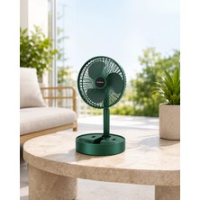 Mabelme Store Katlanabilir Şarjlı Mini Fan 3 Kademeli Hız Ayarlı
