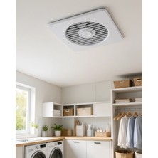 Mabelme Store 150 mm Havalandırma Aspiratörü 320 M³/h 20 W Duvar Tavan Montajlı