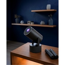 Mabelme Store Akıllı Projeksiyon Cihazı Karaoke Mikrofonlu 1080P