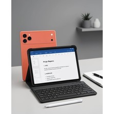 Mabelme Store Tablet Pc Klavyeli Kılıf ve Ekran Koruyucu Set
