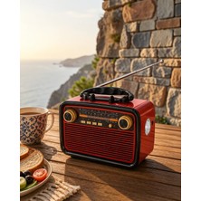 Mabelme Store Müzik Kutusu Bluetooth Bağlantılı Nostaljik Tasarım