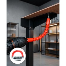 Mabelme Store Esnek Şaftlı Matkap Bits Uç Seti 12 Parça