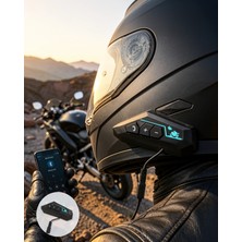 Mabelme Store Kask Kulaklık Bluetooth 5.0 Su Geçirmez