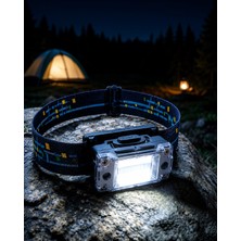 Mabelme Store Taşınabilir LED Kafa Feneri 215LM XPE95LM COB120LM
