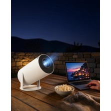 Mabelme Store Akıllı Projeksiyon 4K Destekli 130 Inç Ekran