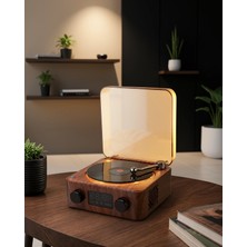 Mabelme Store Bluetooth Hoparlör With Gece Lambası ve Saat Göstergesi