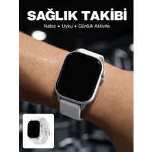 Mabelme Store 3 Kordonlu Akıllı Saat Bluetooth Arama ve Akıllı Bildirim Destekli