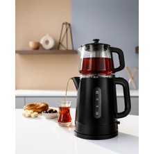 Mabelme Store Çay Makinesi 0,9 L Demlik 1,7 L Su Haznesi